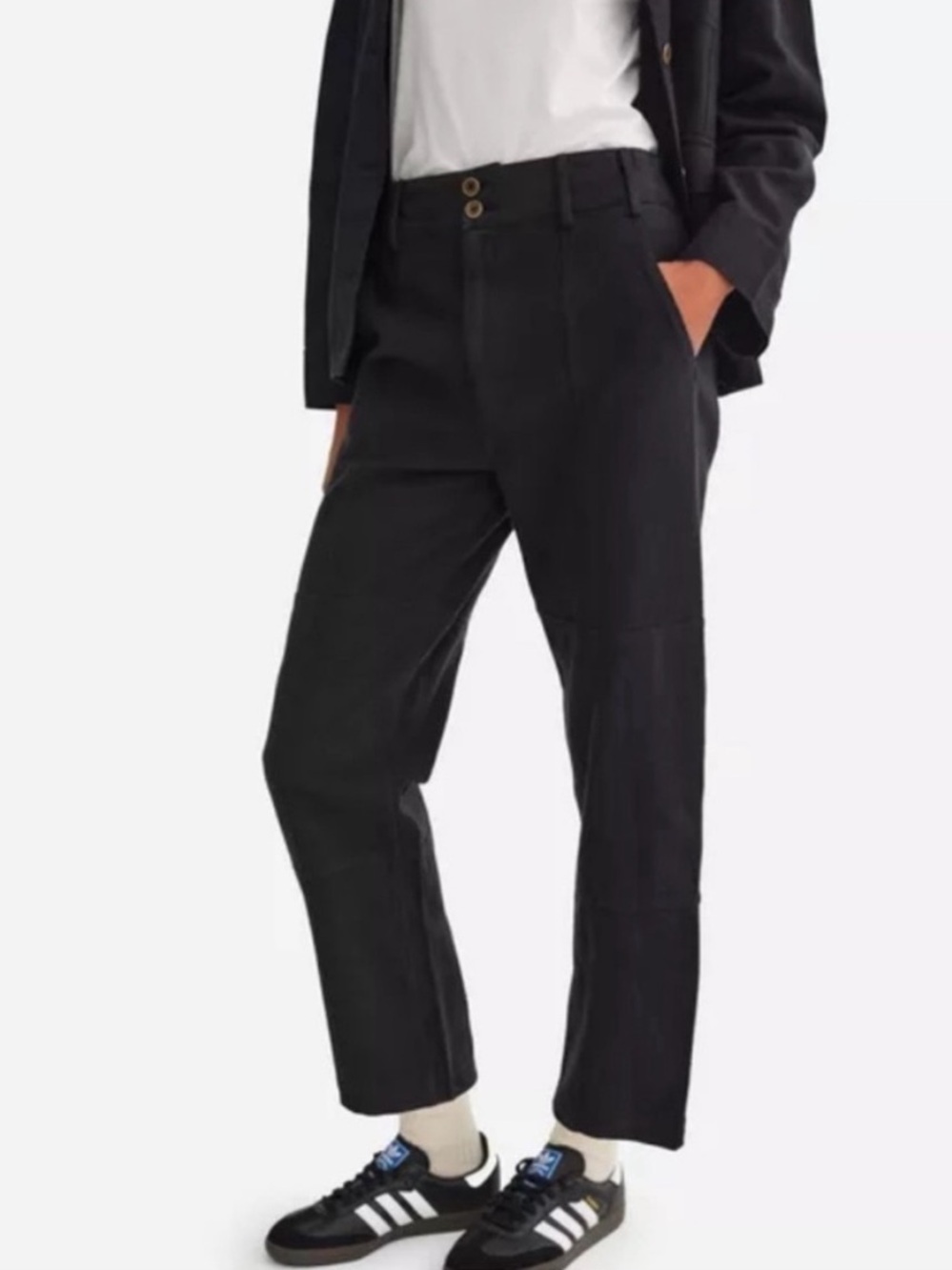 Mate the Label Cotton Canvas Patch Pants - XS